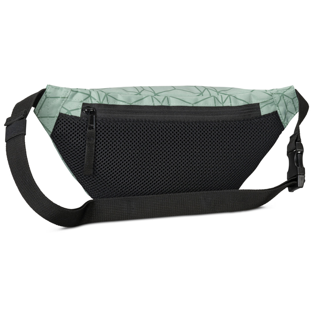 LARKSON Bauchtasche Ole in Mint mit schwarzem Netzfach und verstellbarem Gurt