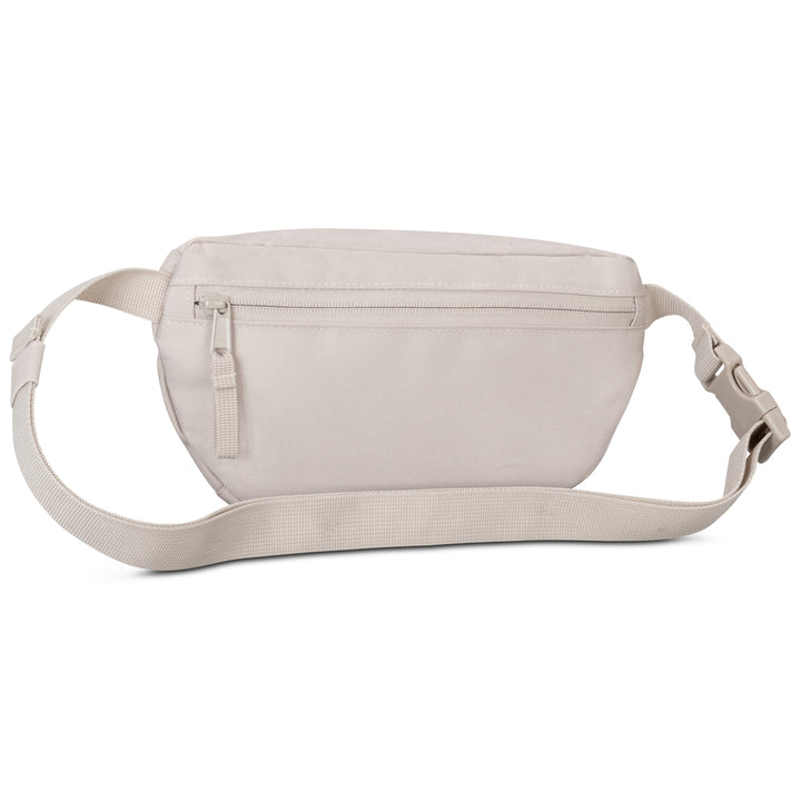 Beige Bauchtasche Finn von Larkson mit einem Reißverschluss und verstellbarem Gurt