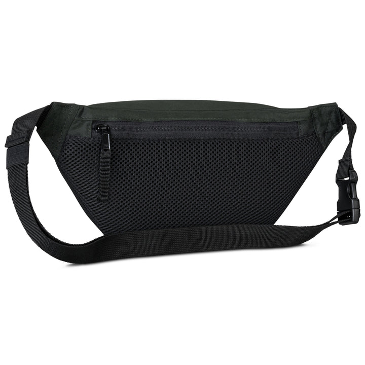 Schwarze Bauchtasche Ole von Larkson mit Netzfach vorne und verstellbarem Gurt