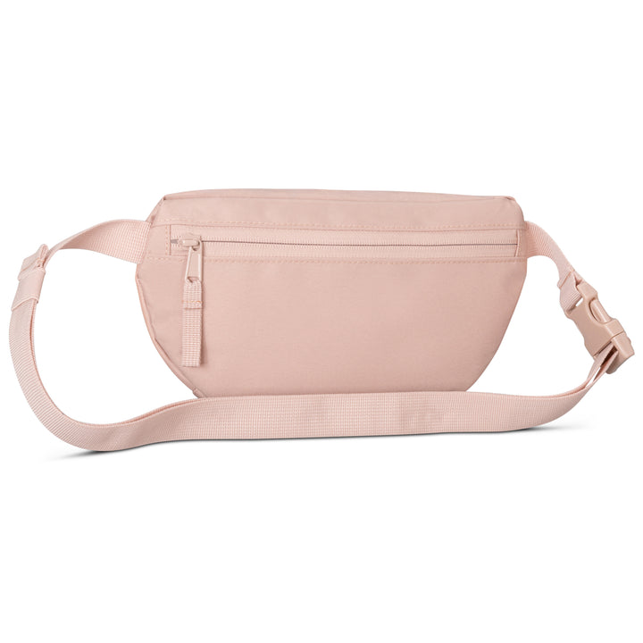 Rosa Bauchtasche Finn von LARKSON mit verstellbarem Gurt und Reißverschluss vorne