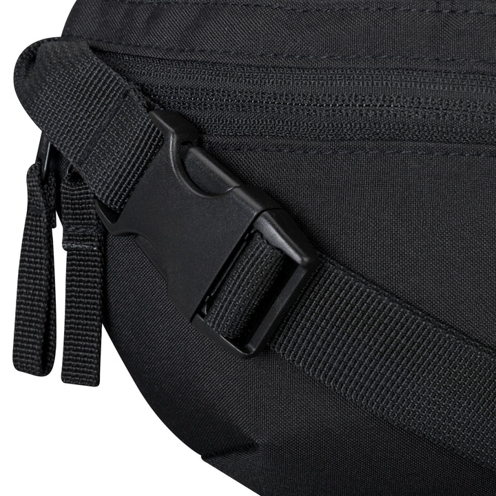 Schwarze LARKSON Bauchtasche Finn mit Reißverschluss und verstellbarem Gurtverschluss