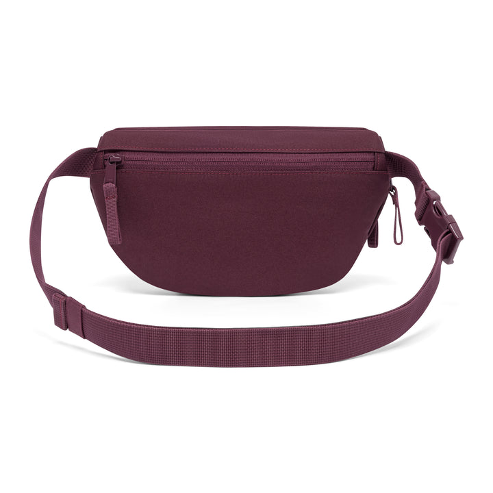 LARKSON Bauchtasche Finn in Beerenfarbe mit verstellbarem Gurt und Reißverschlussfach