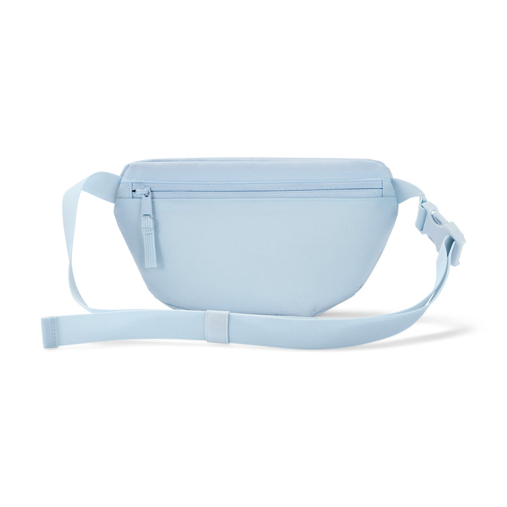 Kleine Bauchtasche Finn von Larkson in hellblau mit Reißverschluss und verstellbarem Verschlussband