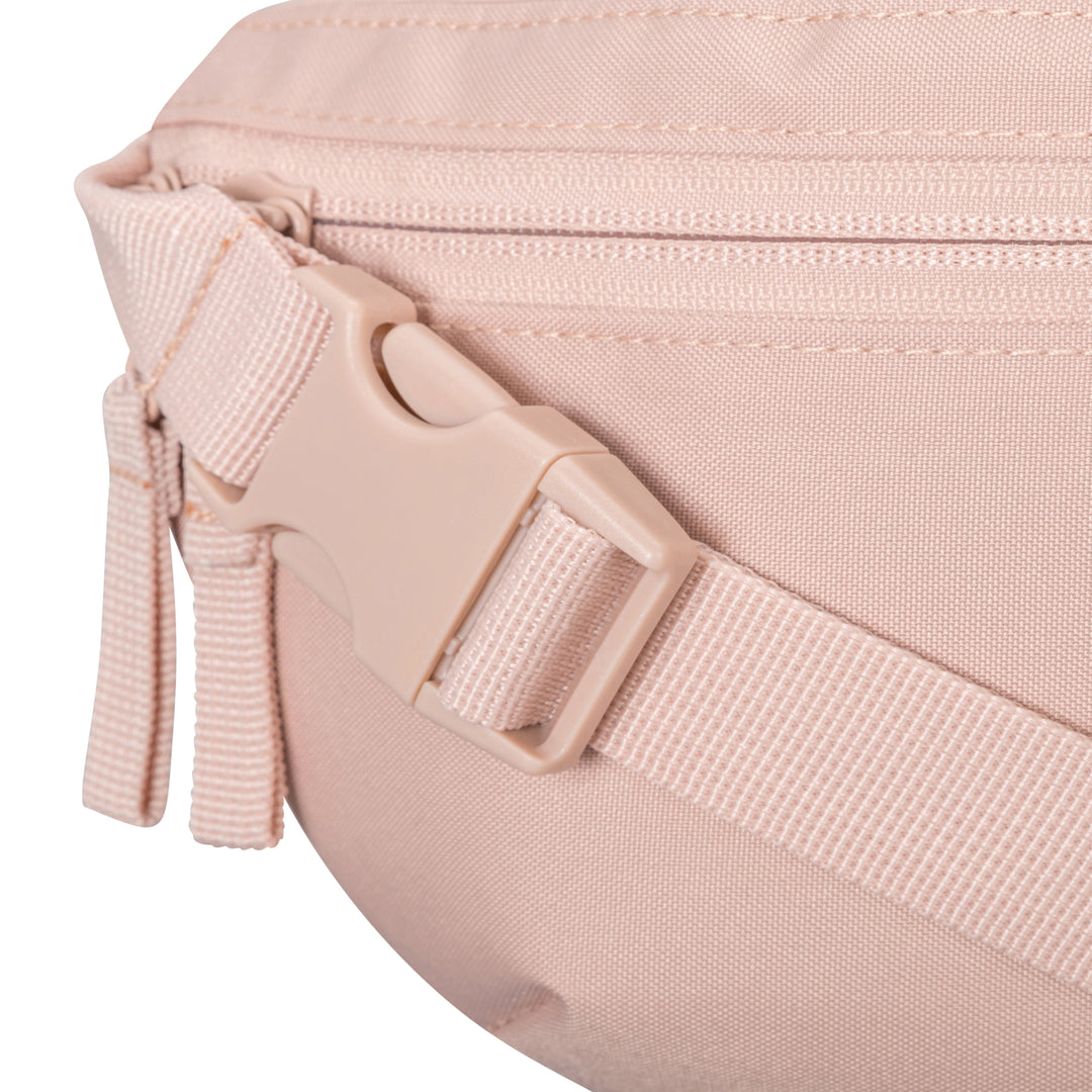 LARKSON Bauchtasche Finn in rosa mit Reißverschluss und verstellbarem Gurt mit Klickverschluss
