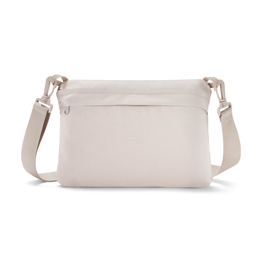 Beiger faltbarer Rolltop Rucksack Arne von LARKSON mit verstellbarem Schultergurt