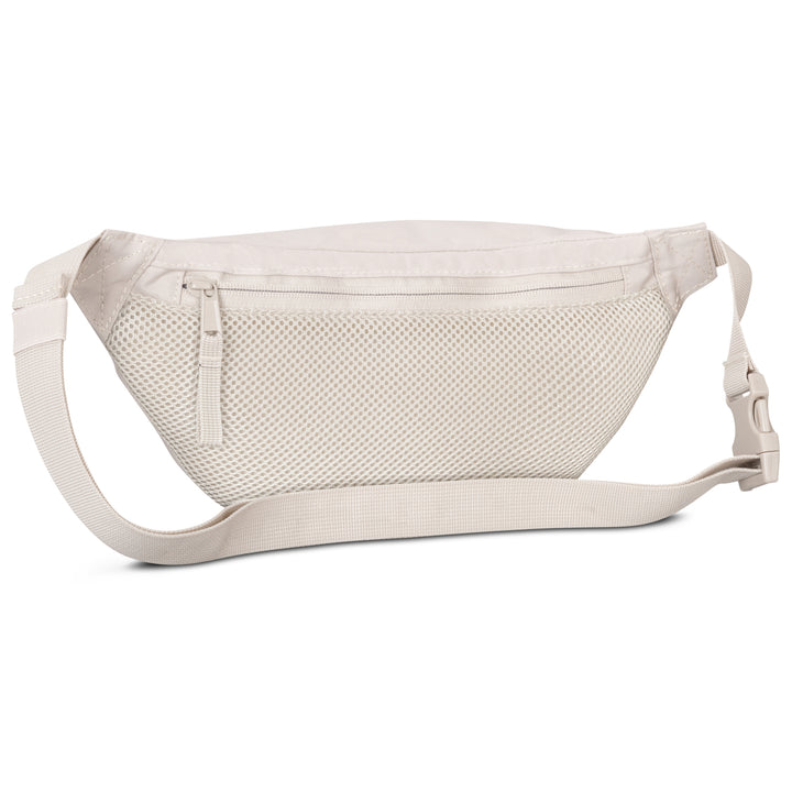 Beige Bauchtasche Ole von LARKSON mit Reißverschluss und Netzmaterial vorne