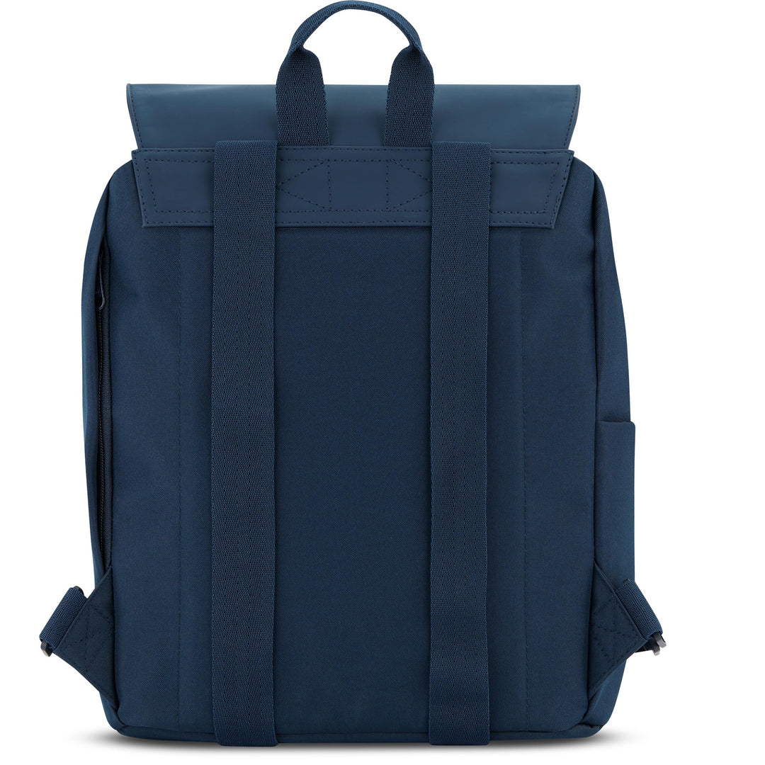Blauer Rucksack 'Ida' für Damen von LARKSON mit gepolsterten Schultergurten und Trageschlaufe