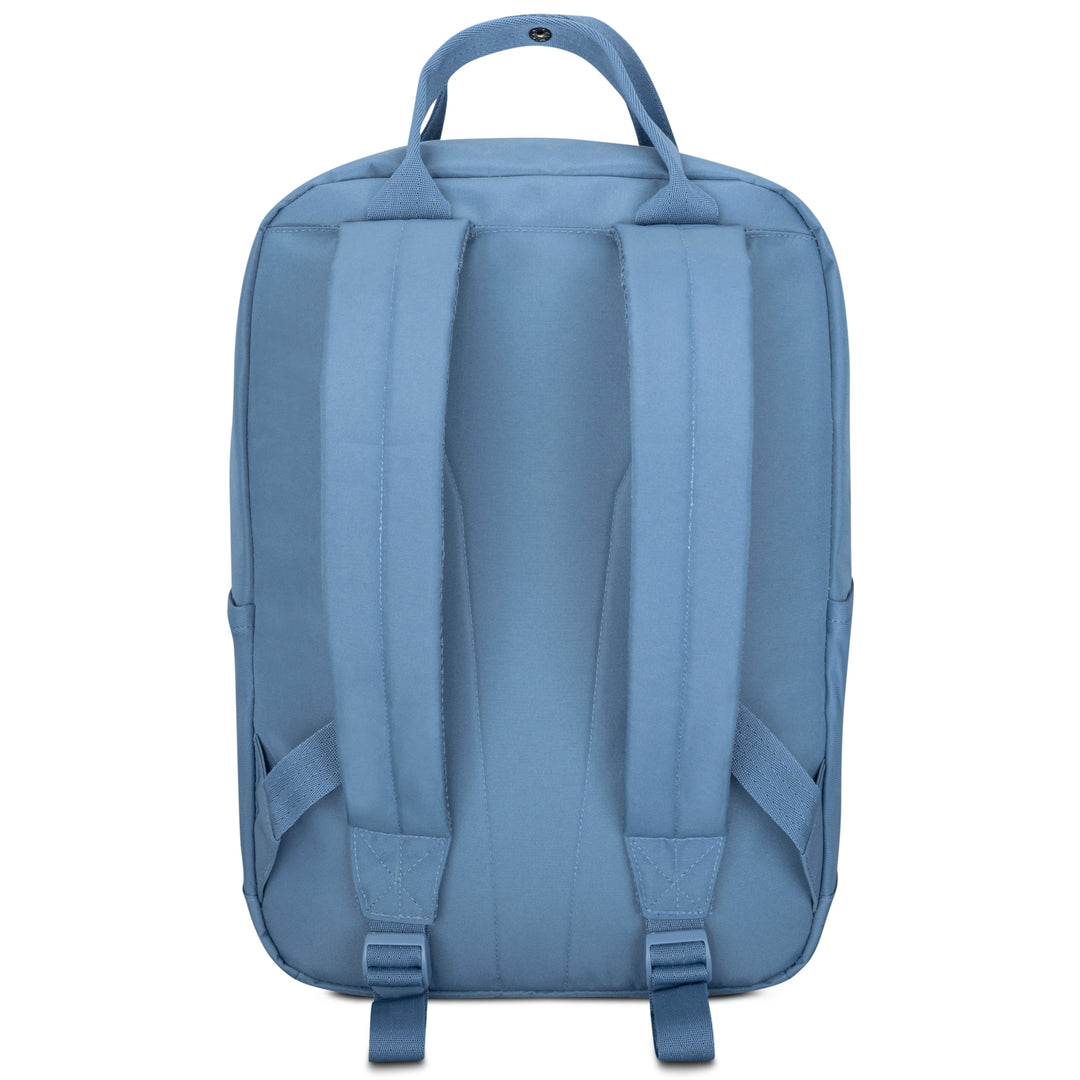 Blauer moderner Rucksack No 6 von Larkson mit gepolsterten Schulterriemen