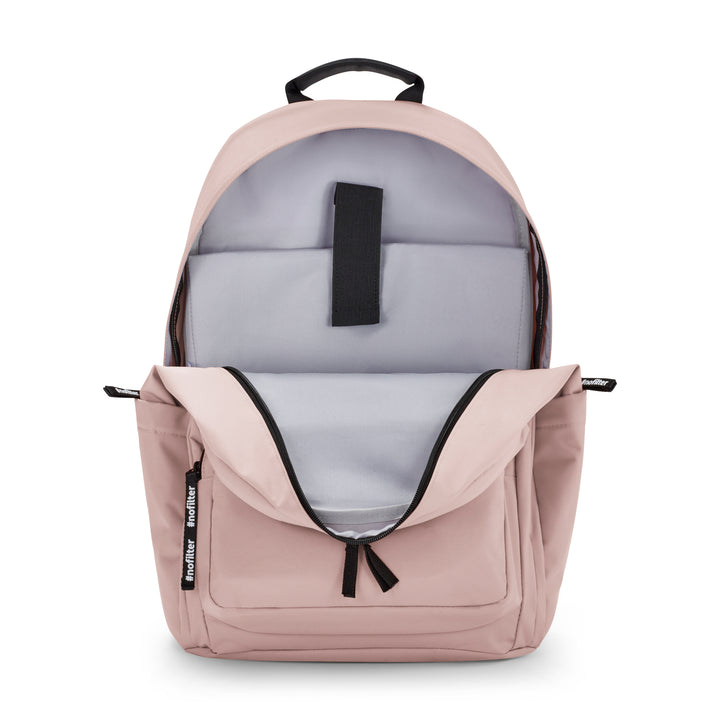 Rucksack No 3 Advanced in Rosa mit Innenfach für Laptop oder Tablet