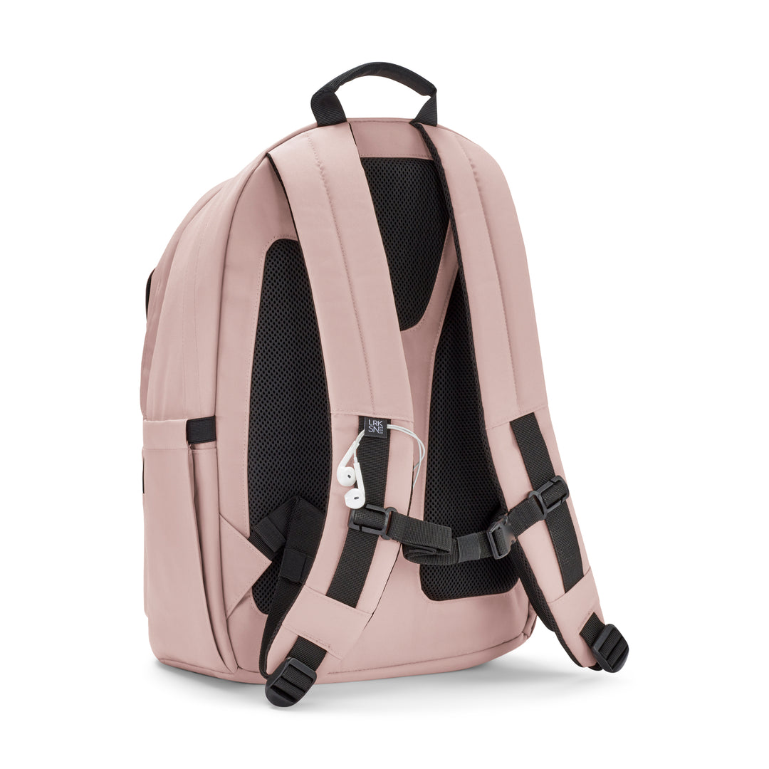 Rucksack No 3 Advanced in rosa mit gepolsterten, verstellbaren Trägern und Netzrückenpolster