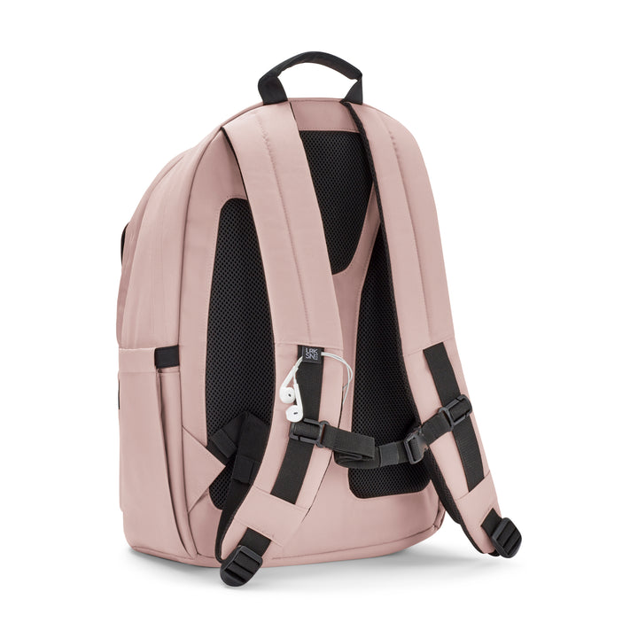 Rucksack No 3 Advanced in rosa mit gepolsterten, verstellbaren Trägern und Netzrückenpolster