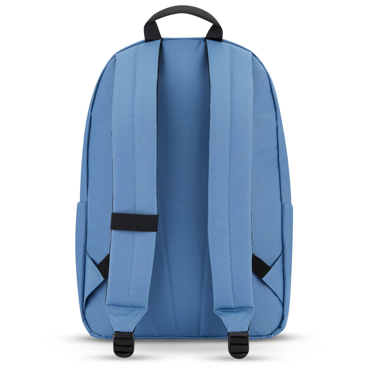 Blauer Rucksack No 3 für Teenager mit gepolsterten Schultergurten und Trageschlaufe