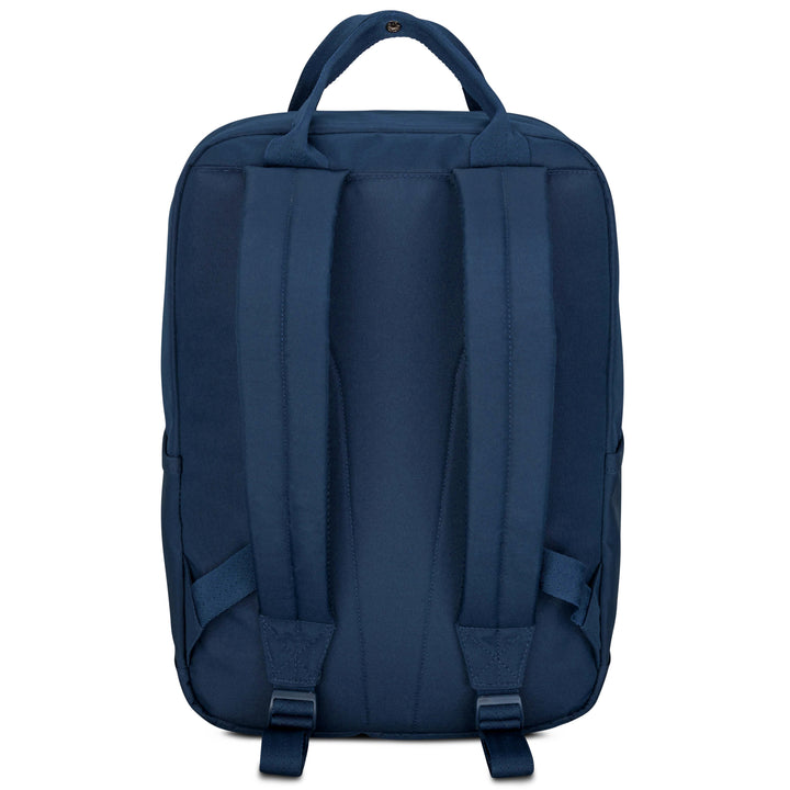 Rucksack No 6 von LARKSON in dunkelblau mit gepolsterten Schulterriemen und Trageschlaufe
