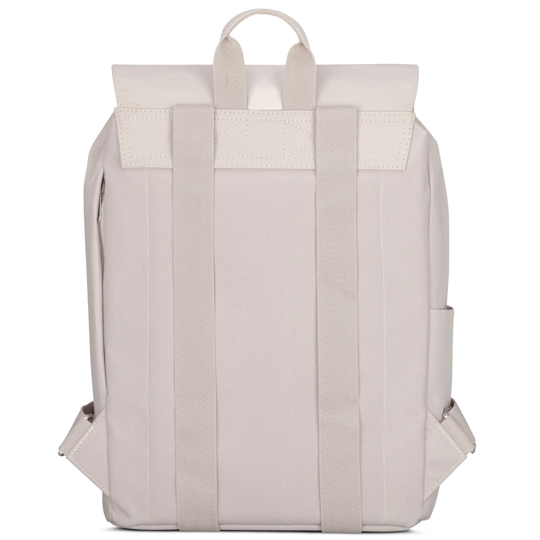Rucksack Ida in hellem Beige mit zwei Schultergurten und Trageschlaufe