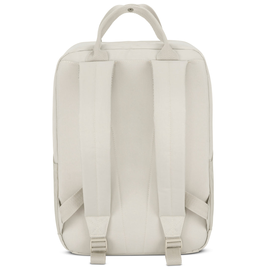 Beiger gepolsterter Rucksack No 6 mit verstellbaren Trägern und zwei Griffen