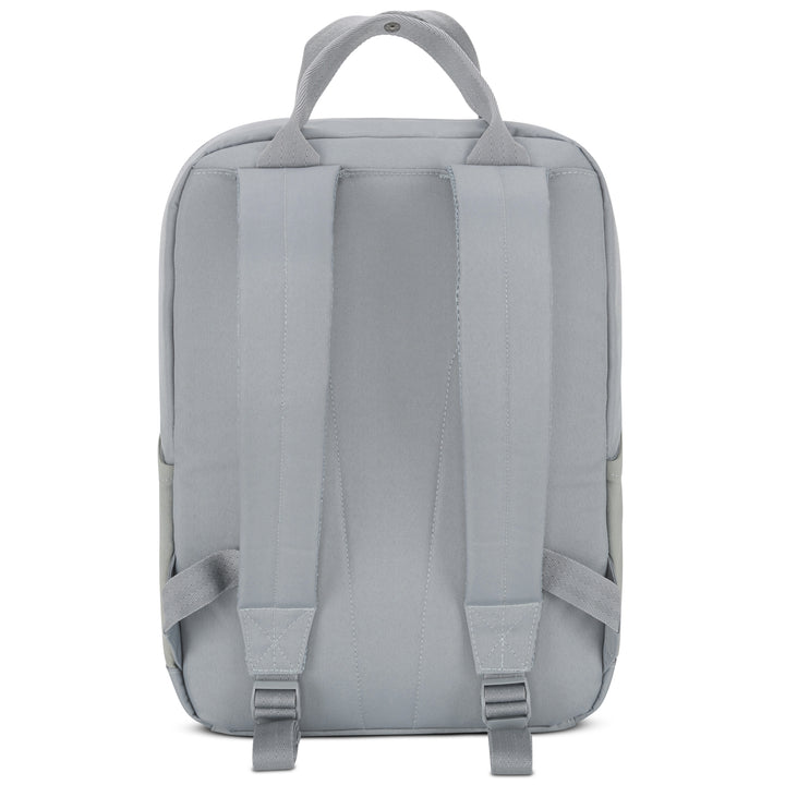 Hellgrauer Rucksack No 6 von LARKSON mit gepolsterten Schulterriemen und Trageschlaufe