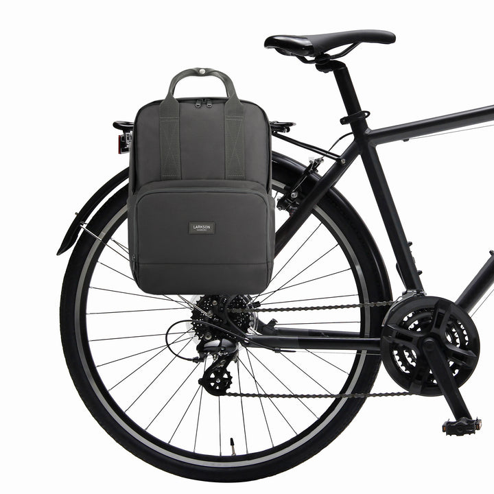 Rucksack & Fahrradtasche in Einem #farbe_anthrazit