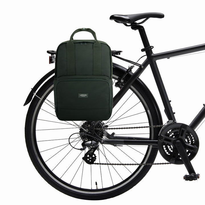 Rucksack & Fahrradtasche in Einem #farbe_dunkelgruen