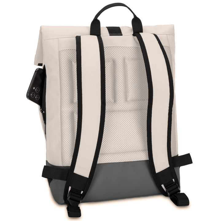 Alltag Daypack Rucksack für Damen. #farbe_sand-grau