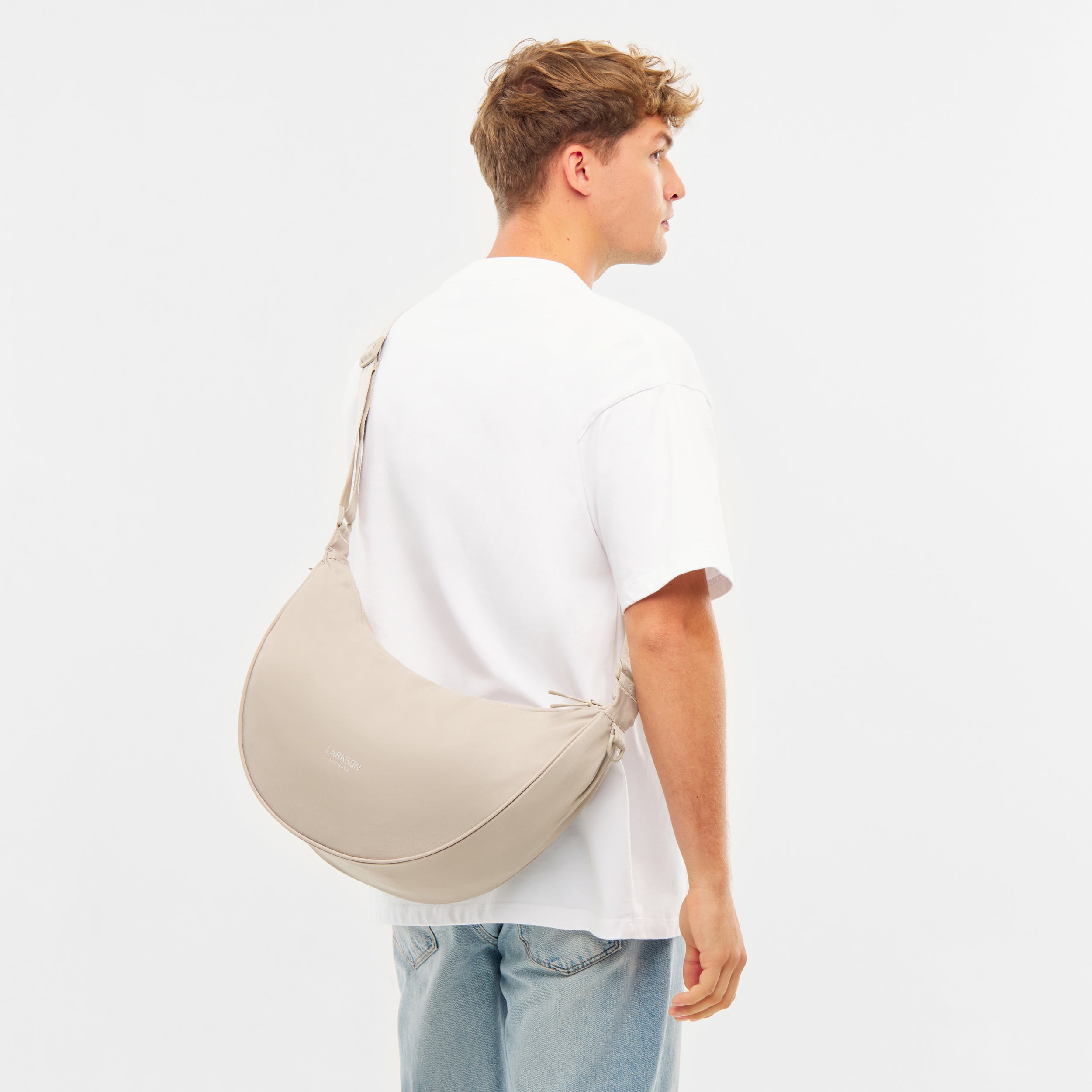 Half Moon Bag for Women & Men | Modern Shoulder Bag – LARKSON