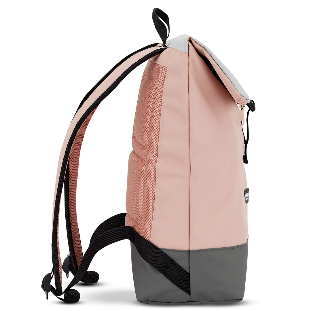 Freizeit Daypack Rucksack für Damen. #farbe_rosa-grau